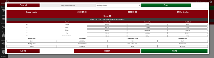 Editing Invoice Reports